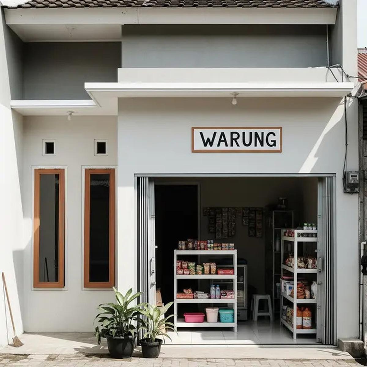 9 Gambar Rumah Minimalis Ada Warungnya, Desain Praktis untuk Keluarga dan Usaha