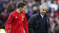Ander Herrera dan Jose Mourinho (The Indian Express)