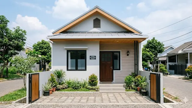 Rumah Semi Permanen 5x6 Low Budget Tapi Terlihat Modern
