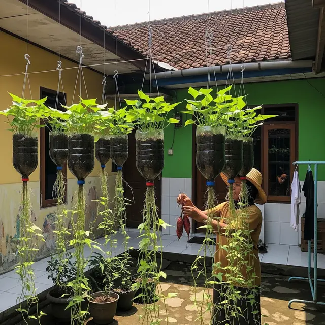 9 Ide Kebun Gantung untuk Ubi Jalar agar Hasil Panen Lebih Bersih, Melimpah di Lahan Sempit