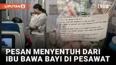 Bagi sebagian orang, keberadaan anak-anak di transportasi umum buat khawatir, terutama tangisannya yang mengganggu kenyamanan selama perjalanan. Namun aksi ibu yang membawa bayi di pesawat ini justru tuai pujian. Ia membagikan bingkisan pada lebih da...