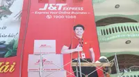 Penampakan gerai dan branding J&T Express Vietnam