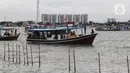 Untuk diketahui, pagar laut yang berada di kawasan Tanjung Pasir, Tangerang, membentang di sepanjang wilayah pesisir 16 desa di enam kecamatan. (Magang/Liputan6.com/Muhammad Rizal)