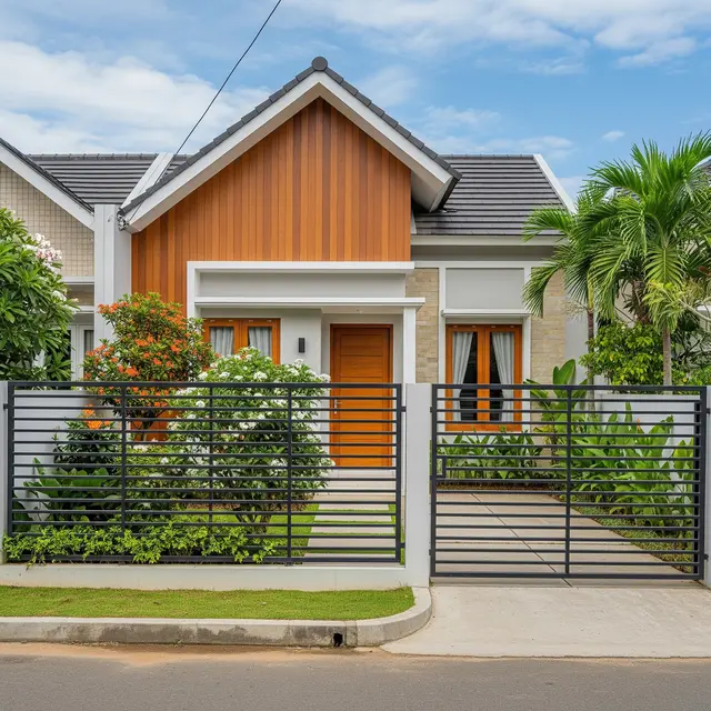 9 Model Pagar Besi yang Cocok untuk Rumah Kecil, Modern dan Tetap Luas